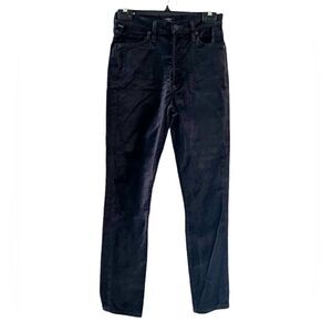 Citizens of Humanity Olivia Navy High-Rise Velvet Slim Ankle Jeans Size 25